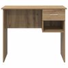 vidaXL Bureau chêne artisanal 90 x 49.5 x 75 cm Bois d'ingénierie