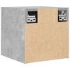 vidaXL Meubles TV muraux 2 pcs Gris béton 30,5x30x30 cm