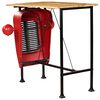 vidaXL Table de bar forme de tracteur Bois de manguier massif Rouge