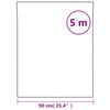 vidaXL Autocollants auto-adh&eacute;sifs pour meuble blanc mat 90x500 cm PVC