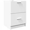 vidaXL Armoire d'&eacute;vier blanc 40x37x59 cm bois d'ing&eacute;nierie