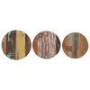 vidaXL Tables d'appoint 3 pcs Bois de r&eacute;cup&eacute;ration massif