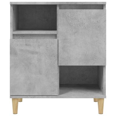 vidaXL Buffet Gris béton 60x35x70 cm Bois d'ingénierie