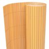 vidaXL Cl&ocirc;ture de jardin Double face PVC 90 x 300 cm Jaune