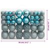 vidaXL Boules de No&euml;l 100 pcs turquoise 3 / 4 / 6 cm