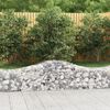 vidaXL Paniers &agrave; gabions arqu&eacute;s 6 pcs 200x50x40/60 cm fer galvanis&eacute;