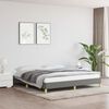 vidaXL Cadre de lit sans matelas gris fonc&eacute; 180x200 cm tissu