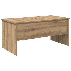 vidaXL Table basse Ch&ecirc;ne artisanal 102 x 50,5 x 46,5 cm