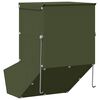 vidaXL Distributeur pour lapins Vert olive 17,5 x 26 x 28,5 cm