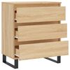vidaXL Buffet Ch&ecirc;ne sonoma 60x35x70 cm Bois d'ing&eacute;nierie