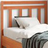 vidaXL T&ecirc;te de lit cire marron 100 cm bois massif de pin