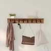 vidaXL Porte-manteau mural Bois ancien 80 x 10.5 x 10.5 cm