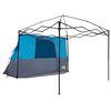 vidaXL Ensemble de Tentes de Camping 2 pcs Bleu Taffetas et Tissu