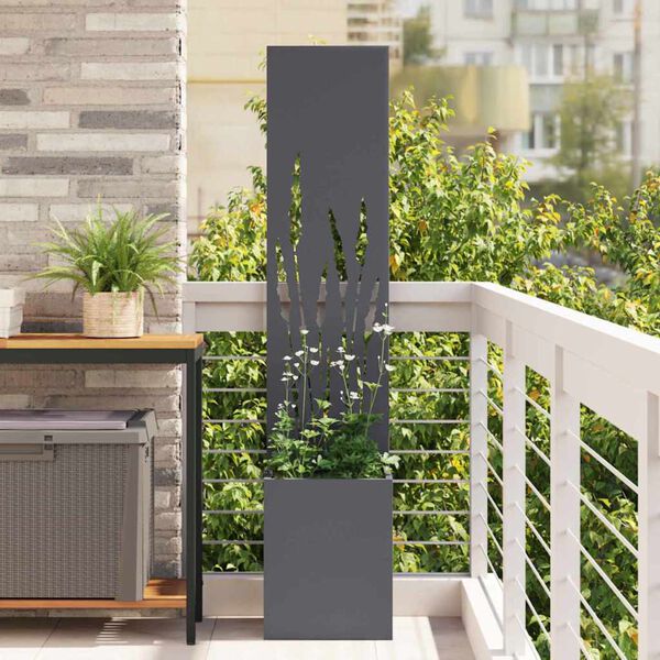vidaXL Écran de confidentialité de jardin Anthracite 32 x 140 cm