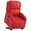 vidaXL Fauteuil inclinable &eacute;lectrique rouge similicuir