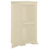 vidaXL Armoire plastique 40x43x85,5 cm design de bois blanc angora
