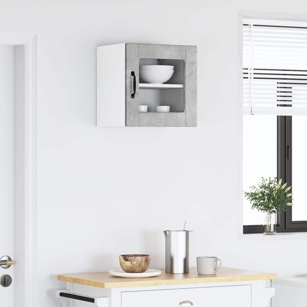 vidaXL Armoire de cuisine Gris b&eacute;ton 40 x 31 x 40 cm Bois d'ing&eacute;nierie