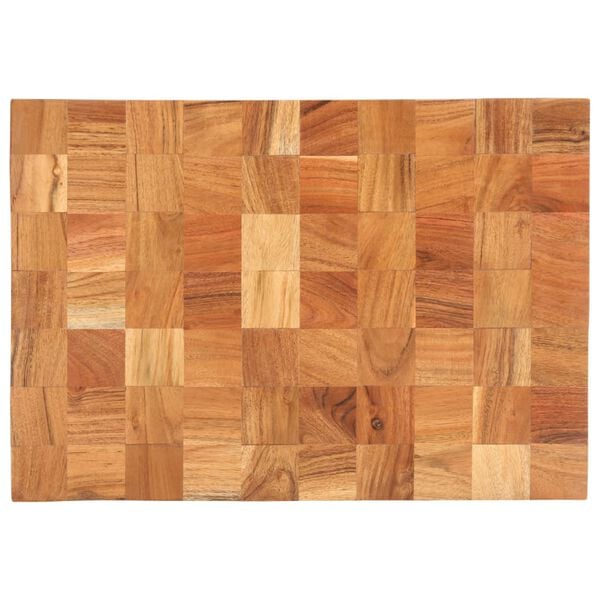 vidaXL Planche &agrave; d&eacute;couper 50x34x3,8 cm Bois d'acacia massif
