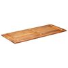 vidaXL Dessus de table 140x60x(2,5-2,7) cm Bois massif d'acacia