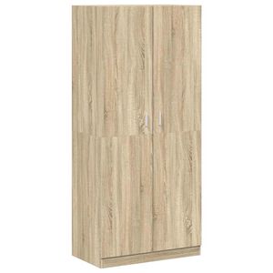 vidaXL Garde-robe Ch&ecirc;ne sonoma 90x52x200 cm Bois d&rsquo;ing&eacute;nierie