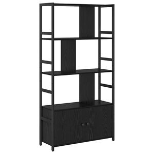 vidaXL &Eacute;tag&egrave;re 80 x 30 x 155,5 cm Bois d'ing&eacute;nierie Ch&ecirc;ne noir