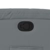 vidaXL Fauteuil inclinable Gris Similicuir