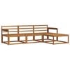 vidaXL Ensemble de canap&eacute;s d'ext&eacute;rieur 4 pc Naturel