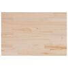 vidaXL Dessus de table 80x50x2,5 cm rectangulaire bois de pin massif