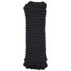 vidaXL Corde de bateau 10 mm 15 m Noir Polyester