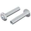 vidaXL Vis de verrou Uni 2 pcs Argent&eacute; M6 x 30 mm Acier