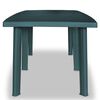 vidaXL Table de jardin Vert 210 x 96 x 72 cm Plastique