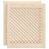 vidaXL Portes d'armoires en treillis 2 pcs 59,5x69 cm pin massif