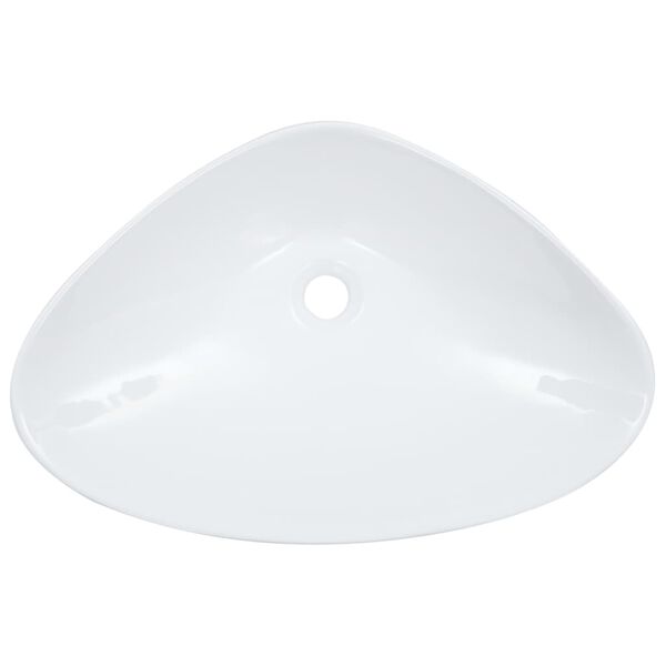 vidaXL Lavabo 58,5 x 39 x 14 cm Céramique Blanc