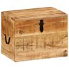 vidaXL Boîte de rangement 39x28x31 cm Bois massif d'acacia