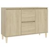 vidaXL Buffet ch&ecirc;ne sonoma 101x35x70 cm bois d'ing&eacute;nierie