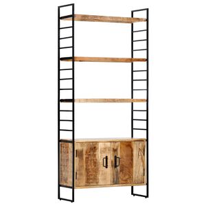 vidaXL Biblioth&egrave;que &agrave; 4 niveaux 80x30x180 cm Bois de manguier brut