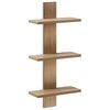 vidaXL &Eacute;tag&egrave;re Murale Ch&ecirc;ne artisanal 30 x 13,5 x 64,5 cm