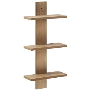 vidaXL &Eacute;tag&egrave;re Murale Ch&ecirc;ne artisanal 30 x 13,5 x 64,5 cm