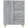 vidaXL Buffet sonoma gris 69,5x34x90 cm bois d'ing&eacute;nierie
