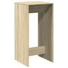 vidaXL Table de bar chêne sonoma 51x50x103,5 cm bois d'ingénierie