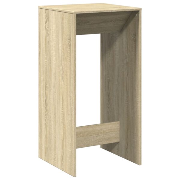 vidaXL Table de bar chêne sonoma 51x50x103,5 cm bois d'ingénierie