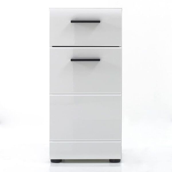 Trendteam Armoire de rangement de salle de bain Skin blanc