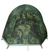 vidaXL Tente de camping tunnel 3 personnes camouflage imperm&eacute;able