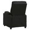 vidaXL Fauteuil Noir Tissu