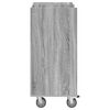 vidaXL Armoire de Golf avec roue Uni Gris Sonoma 65 x 45 x 98 cm