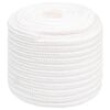 vidaXL Corde utilitaire polyvalente 18 mm 50 m Blanc PP