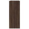 vidaXL Table console ch&ecirc;ne marron 100x35x90 cm bois d'ing&eacute;nierie