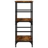 vidaXL Biblioth&egrave;que ch&ecirc;ne fum&eacute; 50x33x82 cm bois d'ing&eacute;nierie