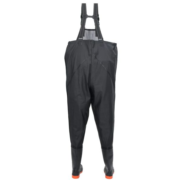 vidaXL Cuissardes avec bottes noir taille 38