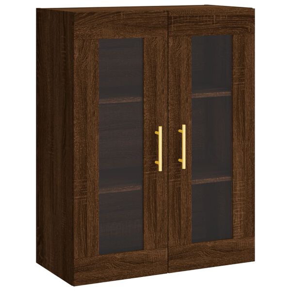 vidaXL Armoire murale ch&ecirc;ne marron 69,5x34x90 cm